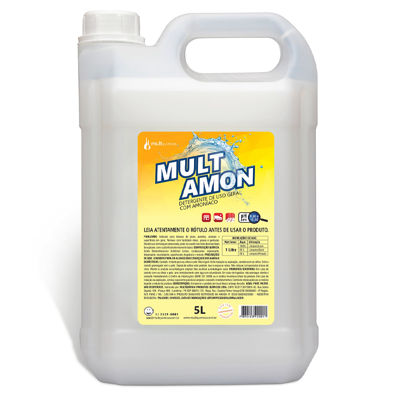Detergente de Uso Geral Amoniaco