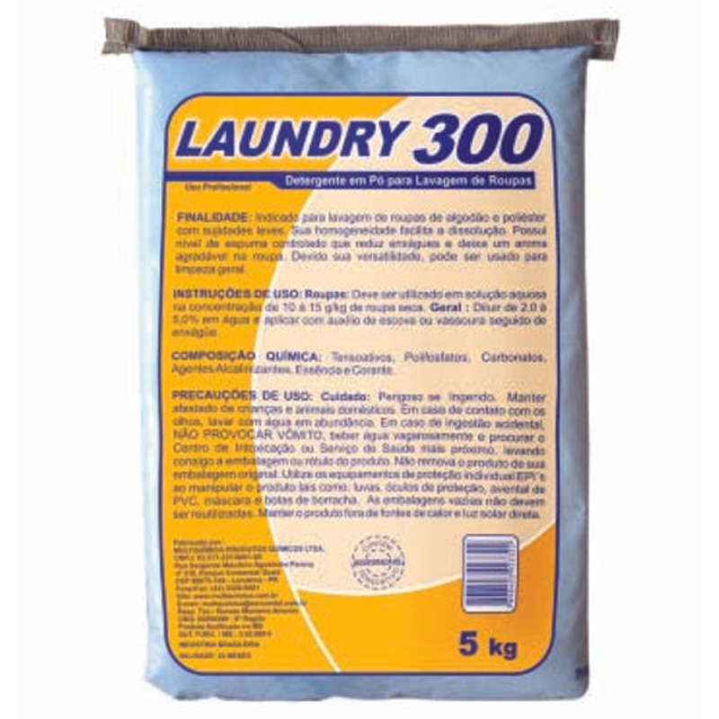 Detergente em Pó para Lavagem de Roupas