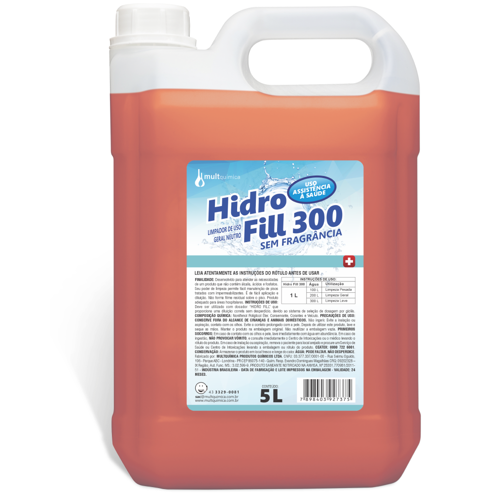 Hidro Fill 300 Sem Fragrância