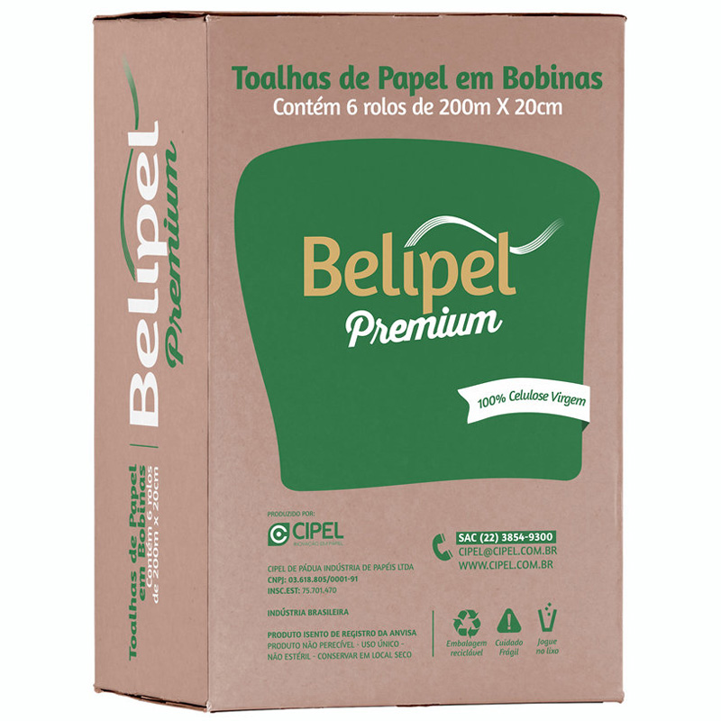 Toalhas de Papel em Bobinas